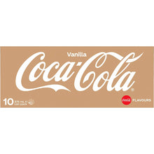 Coca-Cola Vanilla Soft Drink Multipack Cans 375ml X 10 Pack