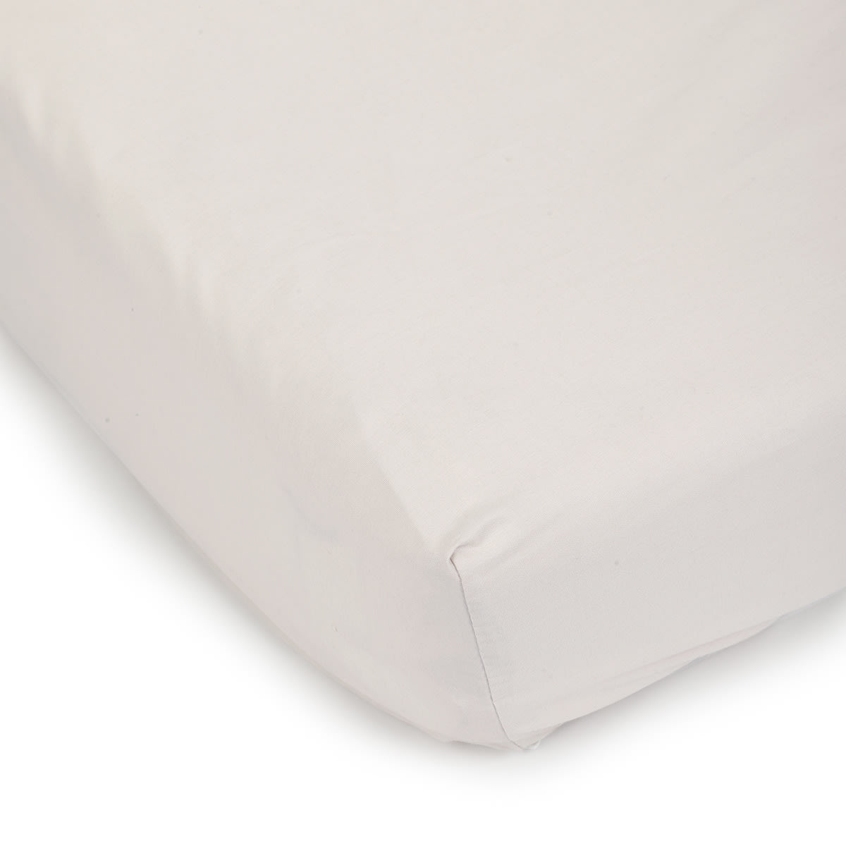250 Thread Count Cotton Rich Fitted Sheet - Single Bed, Oatmeal