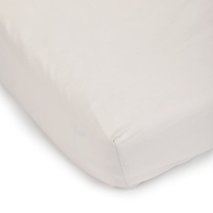 250 Thread Count Cotton Rich Fitted Sheet - Single Bed, Oatmeal
