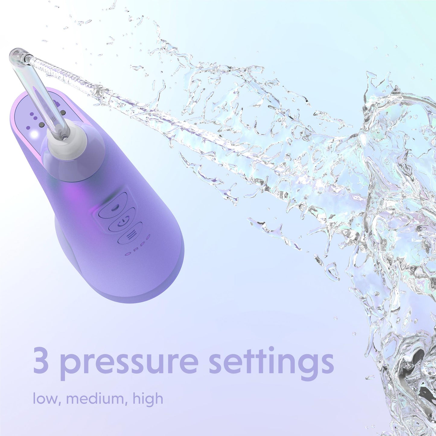 Ordo Hydro Sonic+ Water Flosser (Pearl Violet)
