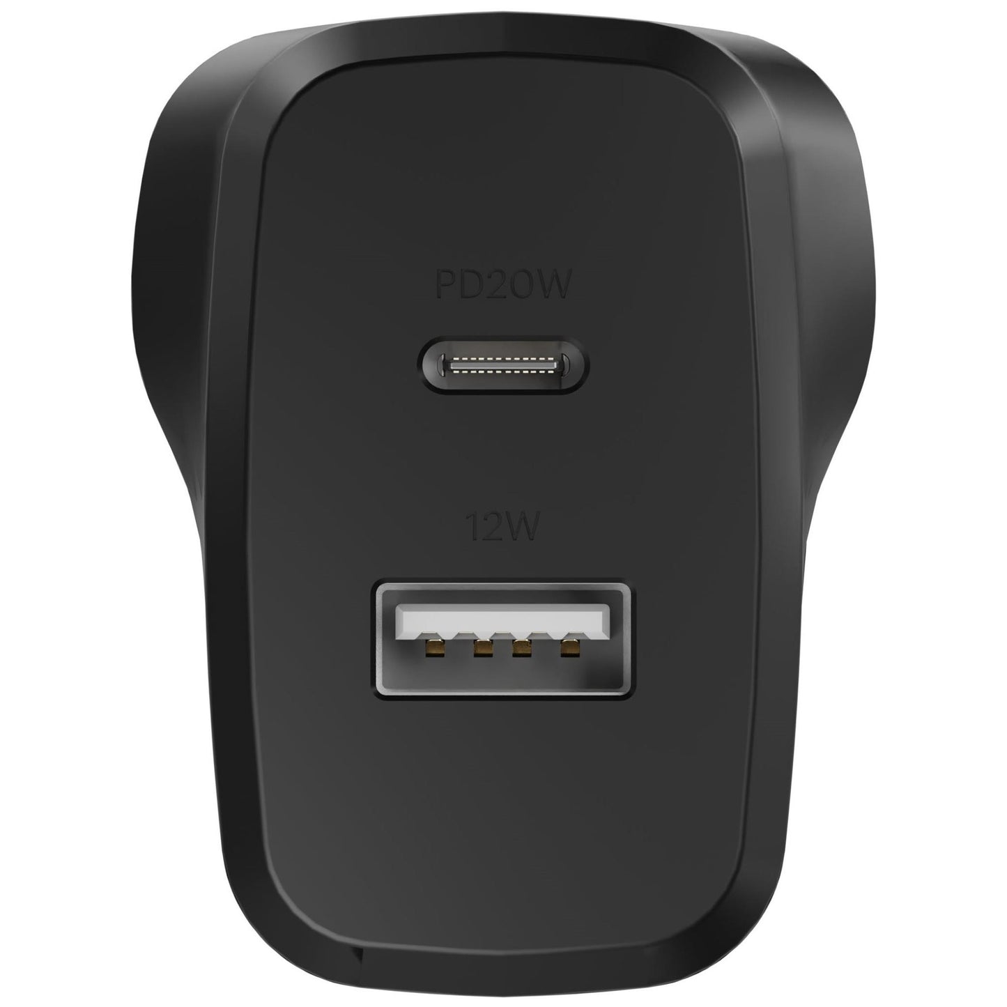 Cygnett Powerplus 32W PD Dual Port Wall Charger (Black)