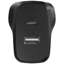 Cygnett Powerplus 32W PD Dual Port Wall Charger (Black)