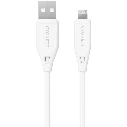 Cygnett Charge & Connect Lightning to USB-A Cable V2 2.2m (White)