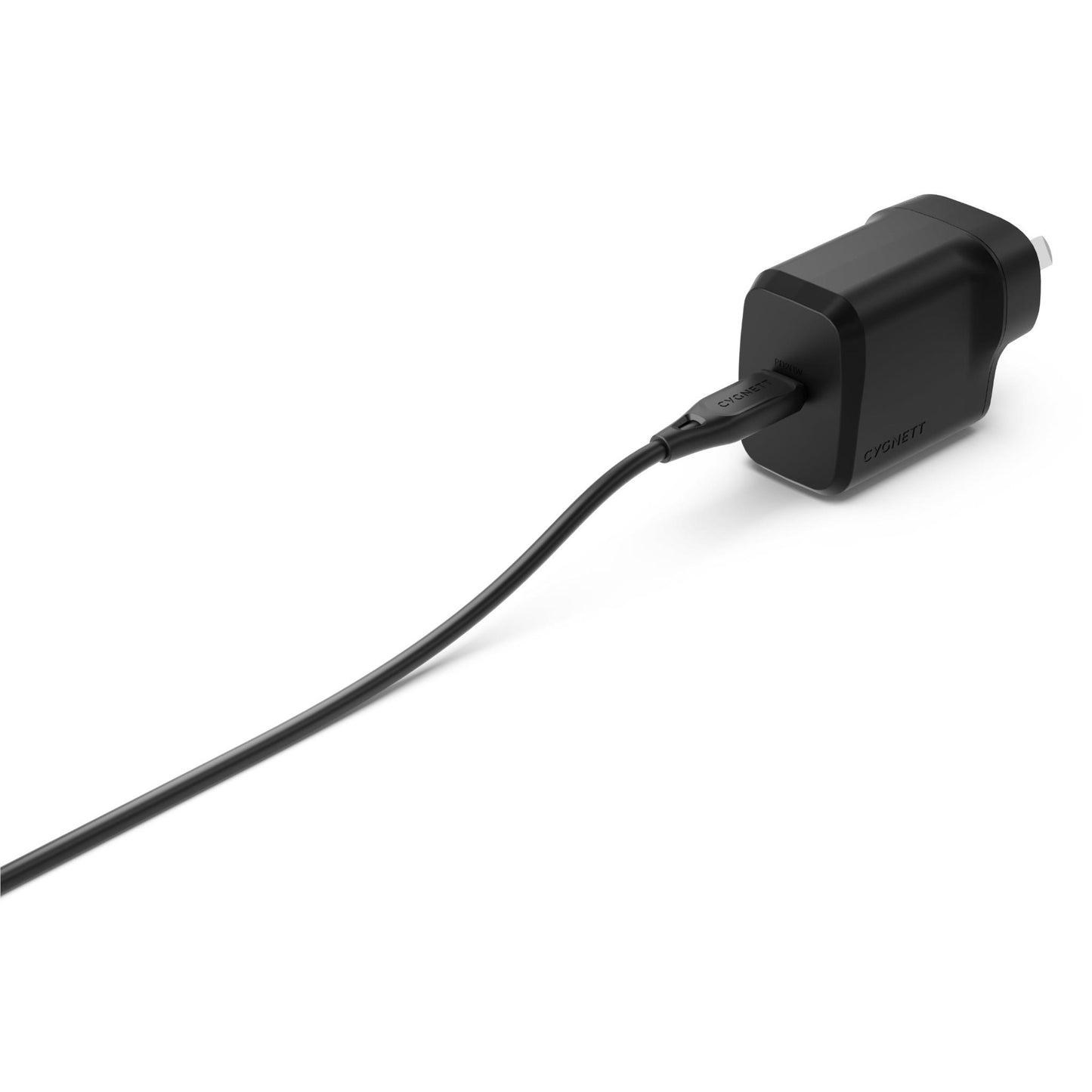 Cygnett PowerPlus 20W Single Port USB-C Wall Charger (Black)