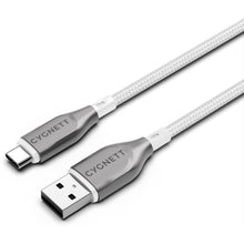 Cygnett Armoured USB-C to USB-A Cable 1M (White)