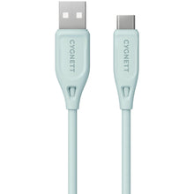 Cygnett Charge & Connect USB-C to USB-A 2.0 Cable V2 1.2m (Green)