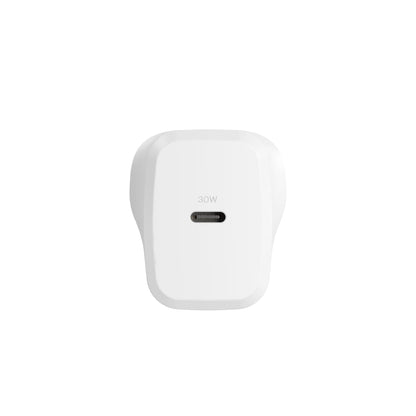 Cygnett PowerPlus 30W Single Port USB-C Wall Charger (White)
