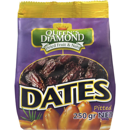 Queen Diamond Dates Pitted 250g