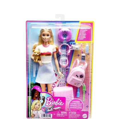 Barbie Doll And Accessories Travel Set