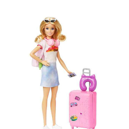 Barbie Doll And Accessories Travel Set