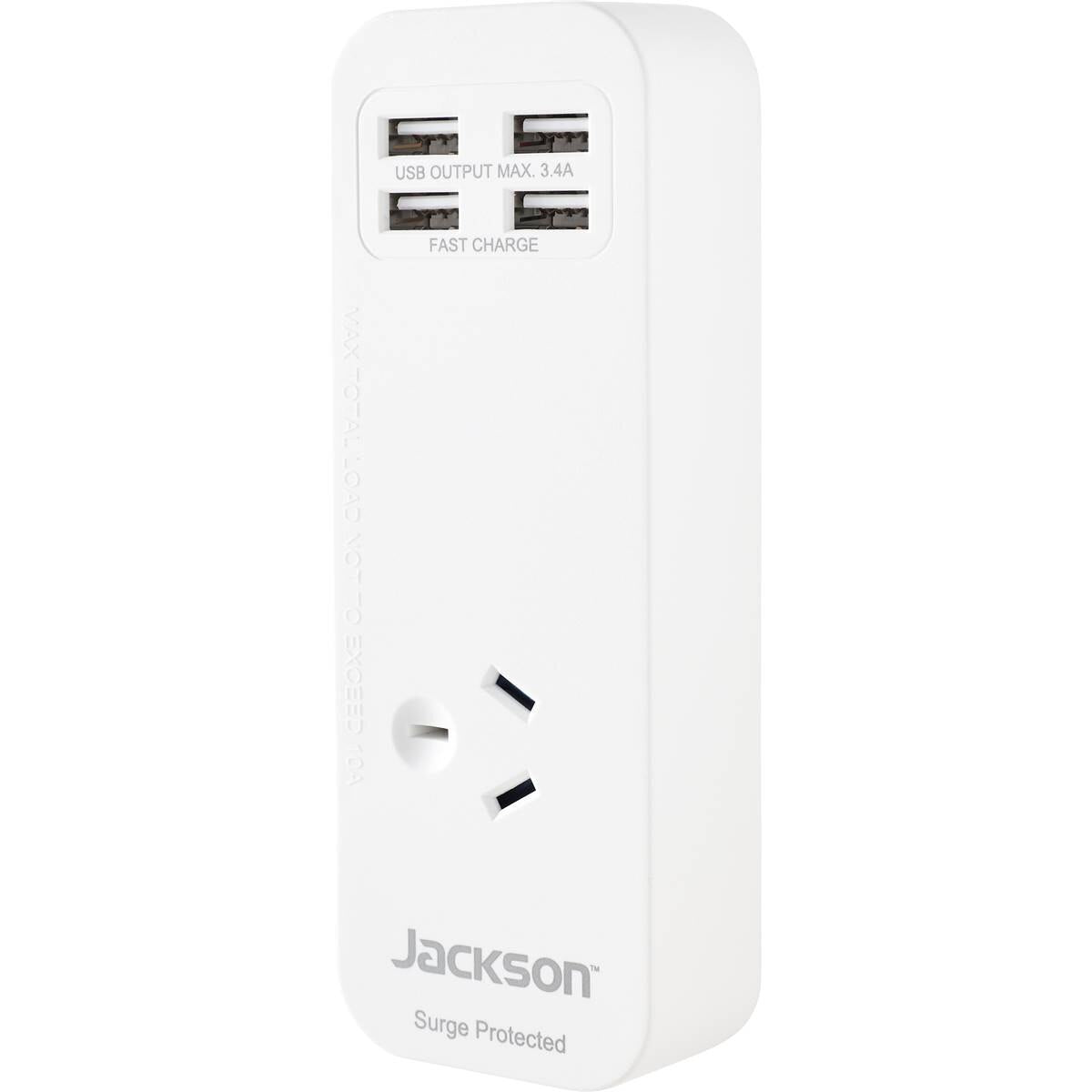 Jackson 4 Usb Outlet Portable Powerboard Each