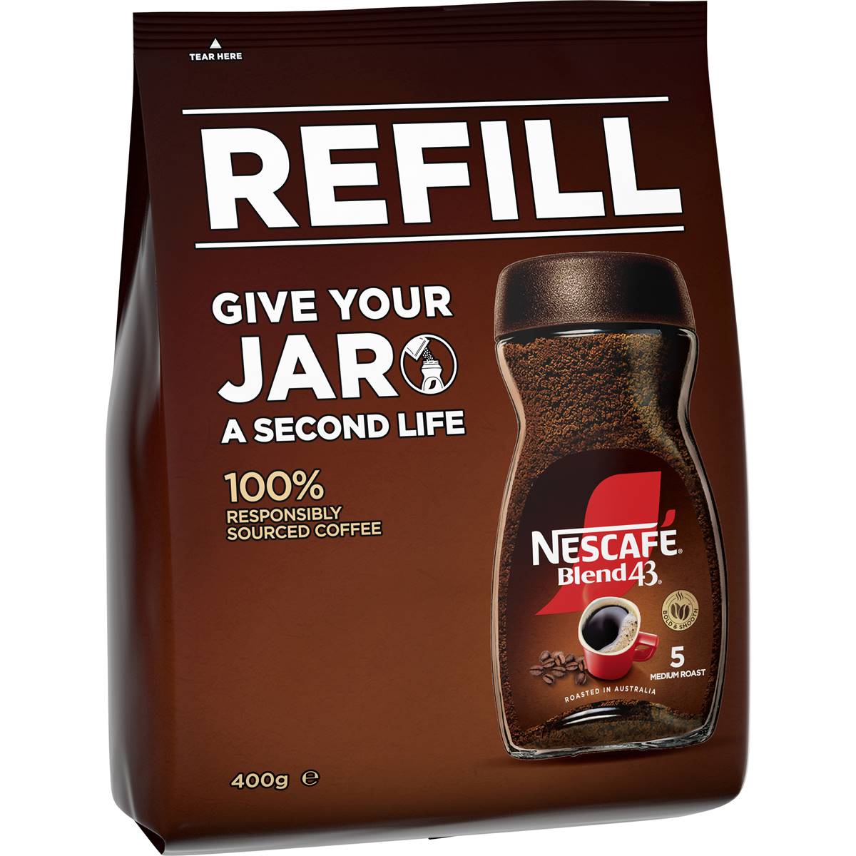 Nescafe Blend 43 Instant Coffee Refill 400g