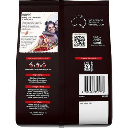 Nescafe Blend 43 Instant Coffee Refill 400g