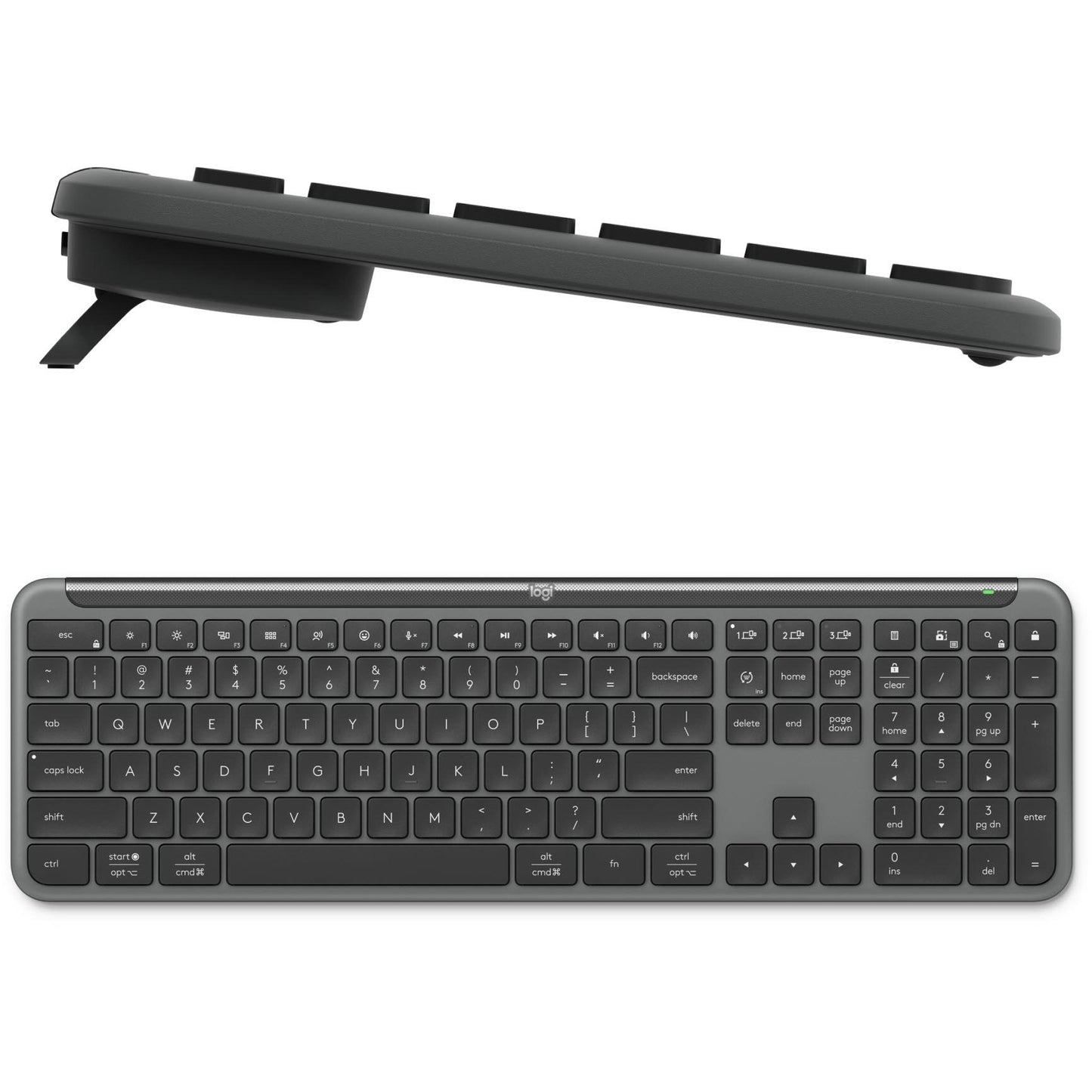 Logitech MK950 Slim Wireless Keyboard & Mouse Combo (Graphite)