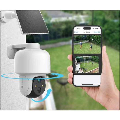 Swann 4K Pan & Tilt Security Camera Solar with Solar Panel