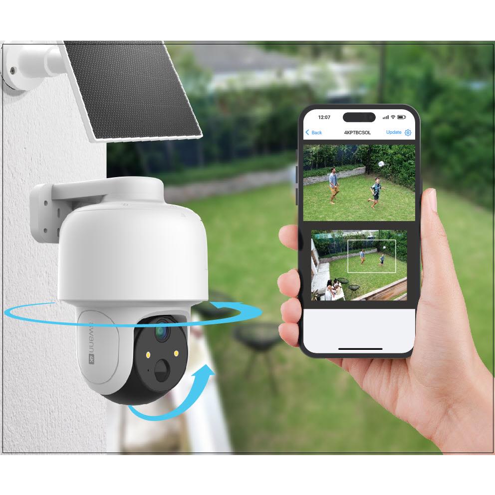 Swann 4K Pan & Tilt Security Camera Solar