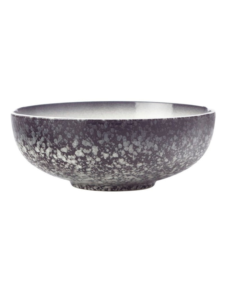 Caviar Granite Coupe Bowl 19cm in Black