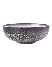Caviar Granite Coupe Bowl 19cm in Black