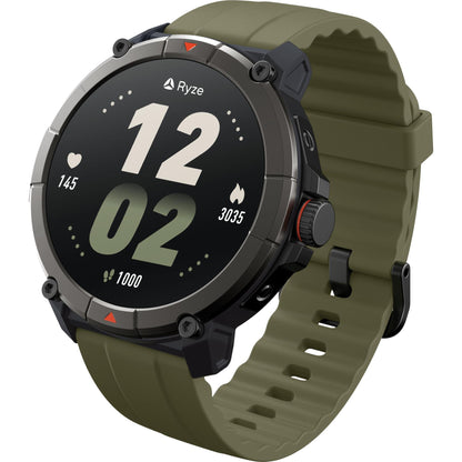 Ryze Trek Smart Watch GPS (Olive/Black)