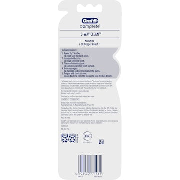 Oral-B Complete 5 Way Clean Medium Toothbrush each
