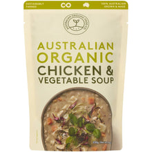 Australian Organic Food Co Chicken Spelt & Vegetable Soup Pouch 330g