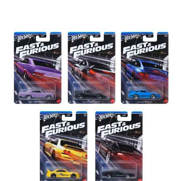 Hot Wheels Fast & Furious Themed - Assorted*