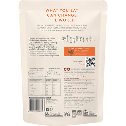 Australian Organic Food Co 8 Vegetable Minestrone Soup Pouch 330g