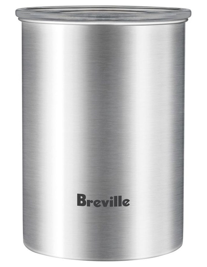 the Bean Keeper Coffee Canister, Brushed Stainless Steel, BES030BSS0NAN1