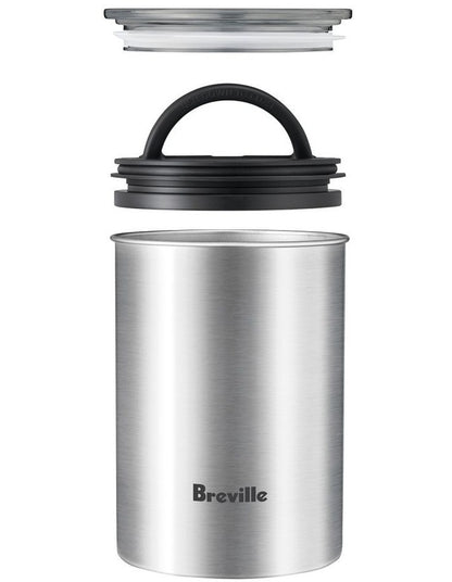 the Bean Keeper Coffee Canister, Brushed Stainless Steel, BES030BSS0NAN1
