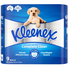 Kleenex Complete Clean Toilet Paper Toilet Tissue 9 Pack