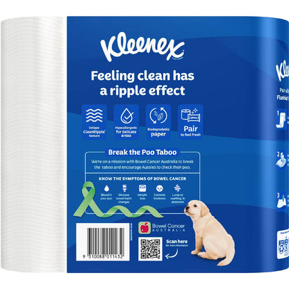 Kleenex Complete Clean Toilet Paper Toilet Tissue 9 Pack