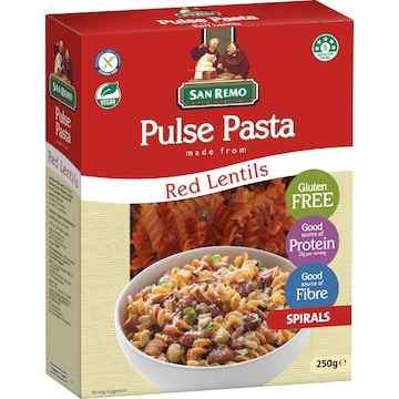 San Remo Pulse Pasta Red Lentils 250g