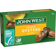 John West Smoked Oysters In Oil 85g