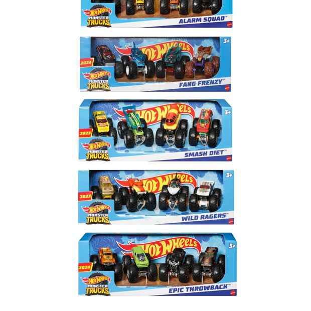 Hot Wheels Monster Trucks 4-Pack - Assorted