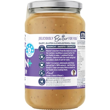 Mayver's Smunchy Protein+ Peanut Butter With 5 Seeds 375g
