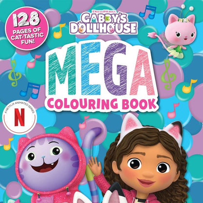 Gabby's Dollhouse: Mega Colouring Book