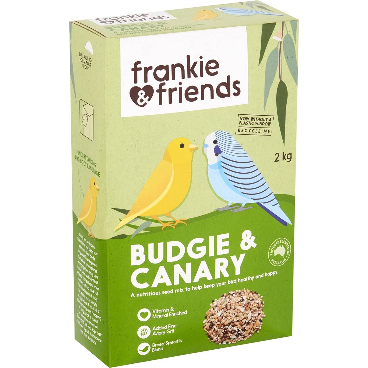 Frankie & Friends Budgie & Canary Bird Seed Mix 2kg