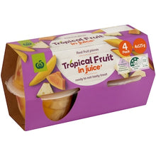 Woolworths Tropical Fruit In Juice 4 pack