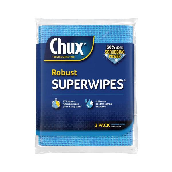 CHUX ROBUSTE CLOTH EXTRA THICK 3PK
