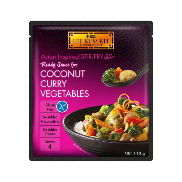 LEE KUM KEE READY SAUCE COCONUT CURRY VEGETABLES 110G