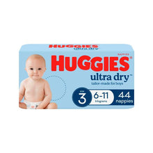 Ultra Dry Nappies Boys Size 3 (6-11kg)