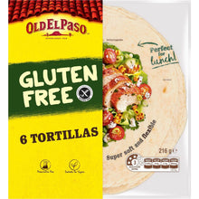 Old El Paso Gluten Free Tortilla Fajita Wraps 6 pack
