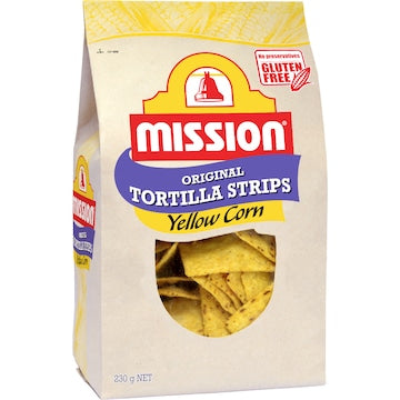 Mission Yellow Corn Tortilla Strips 230g