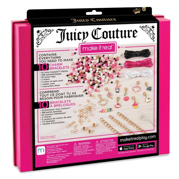 Juicy Couture Pink and Precious Bracelets