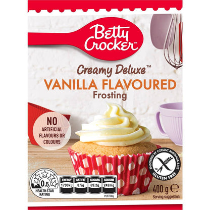 Betty Crocker Vanilla Gluten Free Frosting 400g