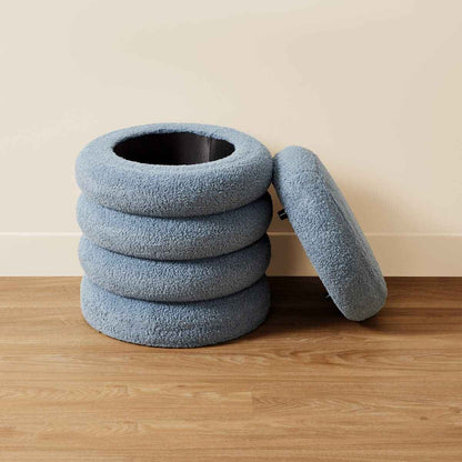Storage Ottoman - Blue