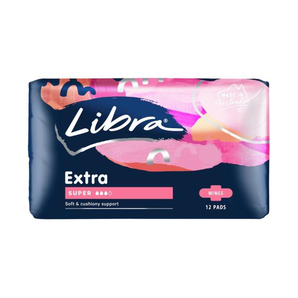 LIBRA EXTRA SUPER PADS WITH WINGS