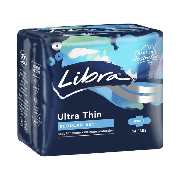 LIBRA PADS ULTRA THIN WINGS REGULAR 14 PACK