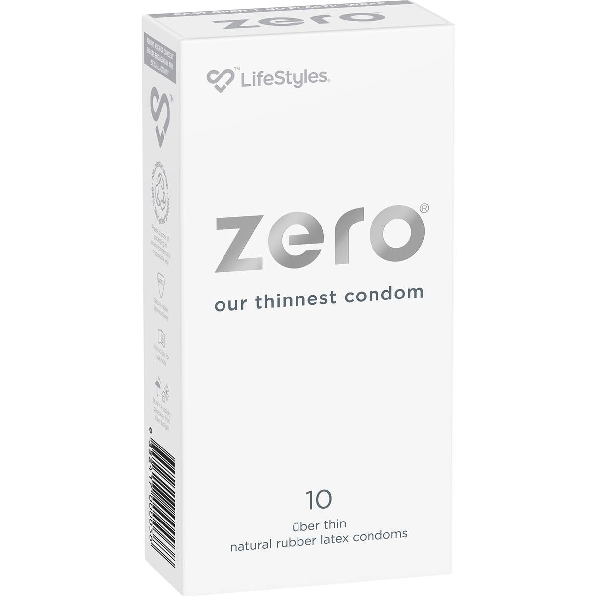 Lifestyles Zero Uber Thin Condoms 10 Pack