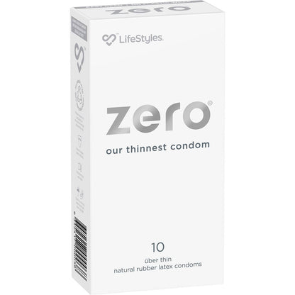 Lifestyles Zero Uber Thin Condoms 10 Pack